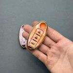 کاور ریموت نیسان جوک - مورانو - ایکس تریل و قشقایی سه دکمه طرح براق سرامیکی - Image 2