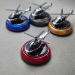 خوشبوکننده هلیکوپتر پایه گرد سولار (چرخان با نور) - Image 3