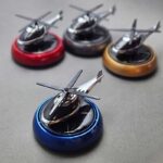 خوشبوکننده هلیکوپتر پایه گرد سولار (چرخان با نور) - Image 2