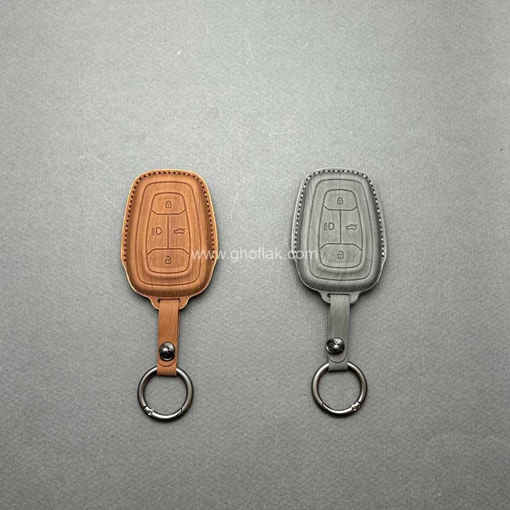 رنج3 کاور ریموت رنجروور طرح چرمی وودی - Image 1