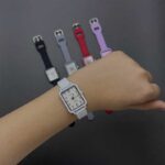 ساعت سیلیکونی الیسان مربعی - Image 6