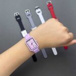 ساعت سیلیکونی الیسان مربعی - Image 4