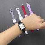 ساعت سیلیکونی الیسان مربعی - Image 3