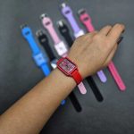 ساعت سیلیکونی الیسان مربعی - Image 11