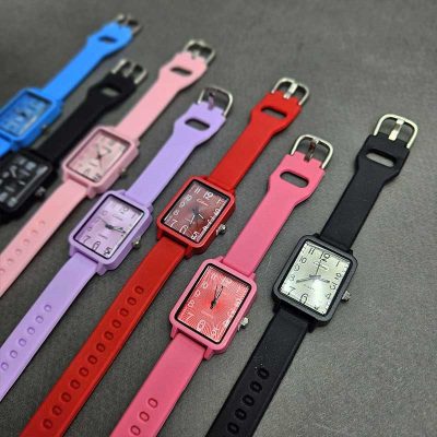 ساعت سیلیکونی الیسان مربعی