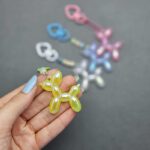 سرکلیدی سگ بادکنکی کریستالی - Image 6