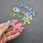 سرکلیدی سگ بادکنکی کریستالی - Image 7