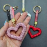 سرکلیدی فول نگین قلب خالی - Image 5