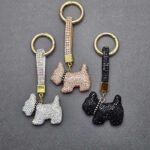 سرکلیدی فول نگین سگ بولداگ