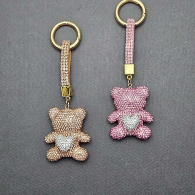 سرکلیدی فول نگین تدی قلبی