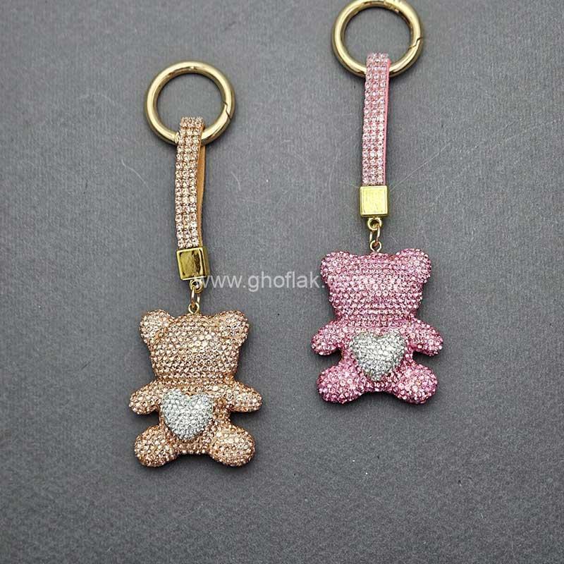 سرکلیدی-فول-نگین-تدی-قلبی-002 سرکلیدی فول نگین تدی قلبی - Image 1