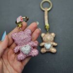 سرکلیدی فول نگین تدی قلبی - Image 4