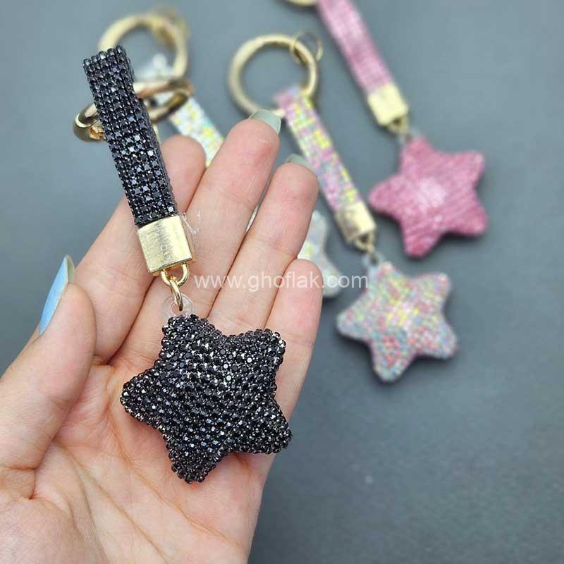 سرکلیدی-فول-نگین-ستاره-002 سرکلیدی فول نگین ستاره - Image 1