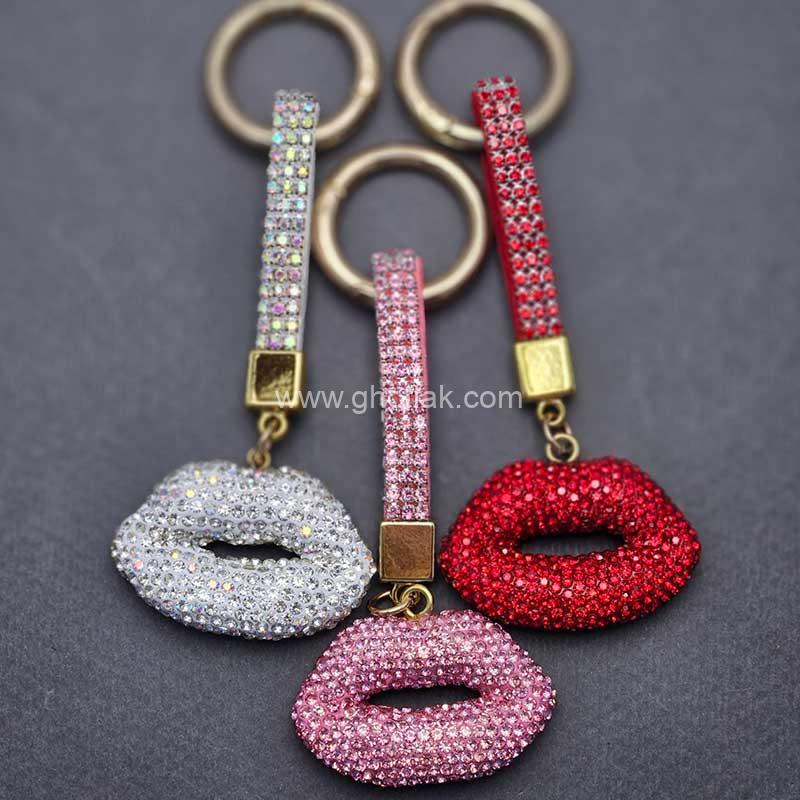 سرکلیدی-فول-نگین-لب-001 سرکلیدی فول نگین لب - Image 1