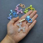 سرکلیدی سگ بادکنکی کریستالی - Image 9