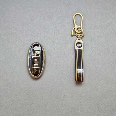 کاور ریموت نیسان جوک - مورانو - ایکس تریل و قشقایی چهار دکمه طرح براق با بند ست