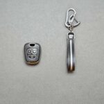 کاور ریموت سایپا (پراید و تیبا و کوییک) طرح چرم با بند ست - Image 2