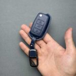 کاور ریموت سمند کلید تاشو چرمی وودی