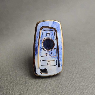 کاور ریموت بی ام و مشترک با کوییک کلید تاشو طرح سرامیکی