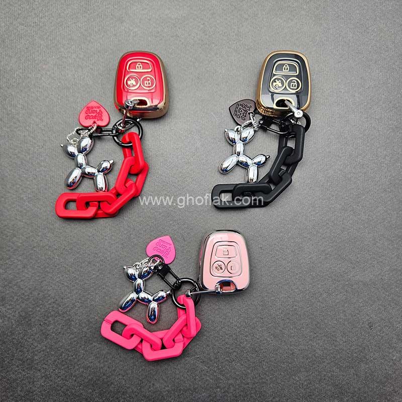 کاور-ریموت-سایپا-(پراید---تیبا---کوییک)-براق-با-بند-ست-سگ-بادکنکی-01 کاور ریموت سایپا (پراید - تیبا - کوییک) براق با بند ست سگ بادکنکی - Image 1