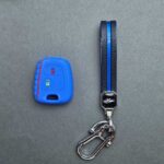 کاور ریموت پژو 206 – 207 – پارس مدل بالا – رانا سیلیکونی با بند طرح چرم - Image 2