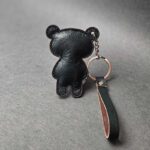 آویز سرکلیدی چرم طبیعی خرس - Image 3