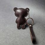 آویز سرکلیدی چرم طبیعی خرس - Image 4