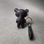 آویز سرکلیدی چرم طبیعی خرس - Image 6