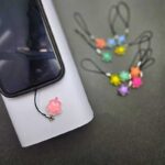 آویز موبایل گل مخملی - Image 2