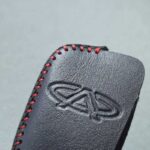 کاور ریموت جک جی 4 - چری ام وی ام ایکس 22 - ایکس 33 کلید تاشو چرم دست دوز - Image 3