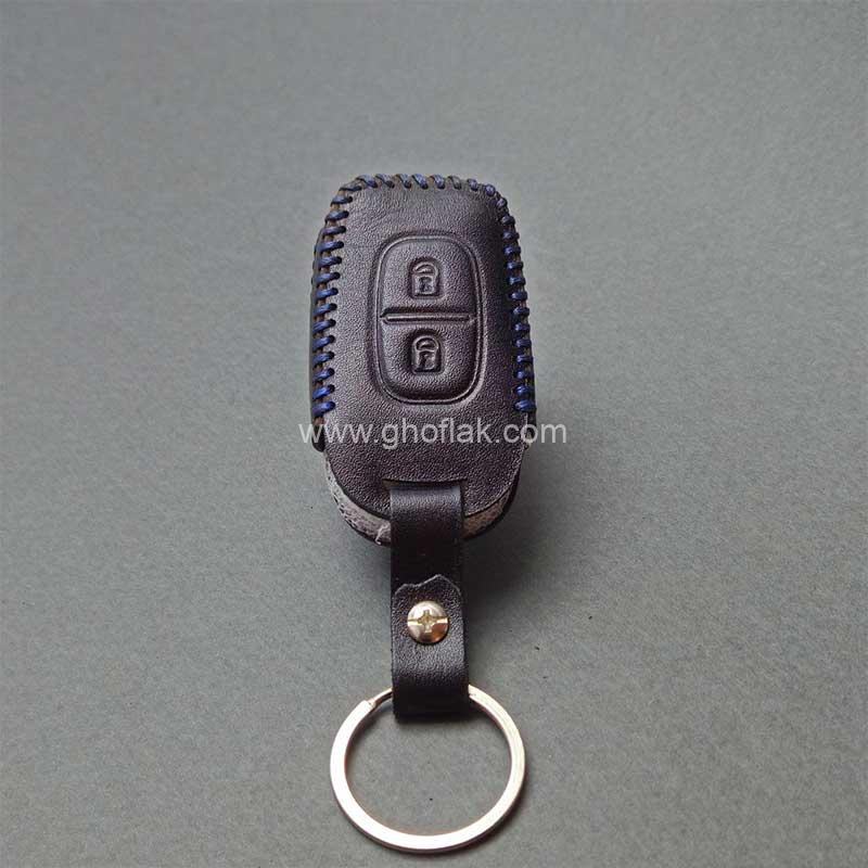 داستر-02 کاور ریموت رنو داستر چرم دست دوز - Image 1