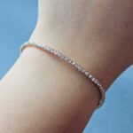 دست بند زنانه استیل مشکی مدل تنيس - Image 7