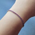 دست بند زنانه استیل مشکی مدل تنيس - Image 10