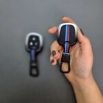 کاور ریموت دنا و سمند سورن فلزی دو رنگ سفید مشکی - Image 4