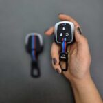 کاور ریموت دنا و سمند سورن فلزی دو رنگ سفید مشکی