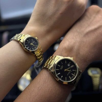 ساعت مچی استیل کاسیو ست زنانه مردانه