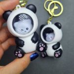 سرکلیدی خرس فضا نورد چراغ دار - Image 4