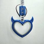 آویز سوریکاوا چراغ دار طرح قلب آبی - Image 4