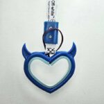 آویز سوریکاوا چراغ دار طرح قلب آبی - Image 5