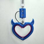 آویز سوریکاوا چراغ دار طرح قلب آبی - Image 3