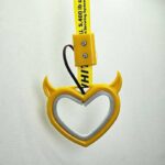 آویز سوریکاوا چراغ دار طرح قلب زرد - Image 3