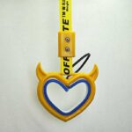 آویز سوریکاوا چراغ دار طرح قلب زرد - Image 4