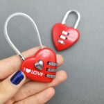 قفل آویز رمزی فانتزی مدل قلب - Image 2