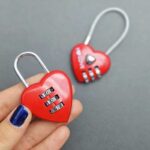 قفل آویز رمزی فانتزی مدل قلب - Image 3