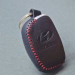 کاور ریموت هیوندایی کلید تاشو 3 دکمه چرم دست دوز - Image 5