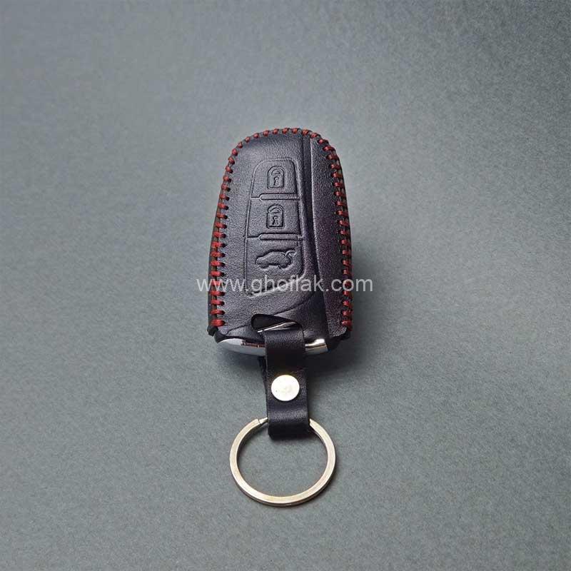 گرنجور-چرم-دست-دوز-01 کاور ریموت هیوندایی گرنجور 3 دکمه کیلس چرم دست دوز - Image 1