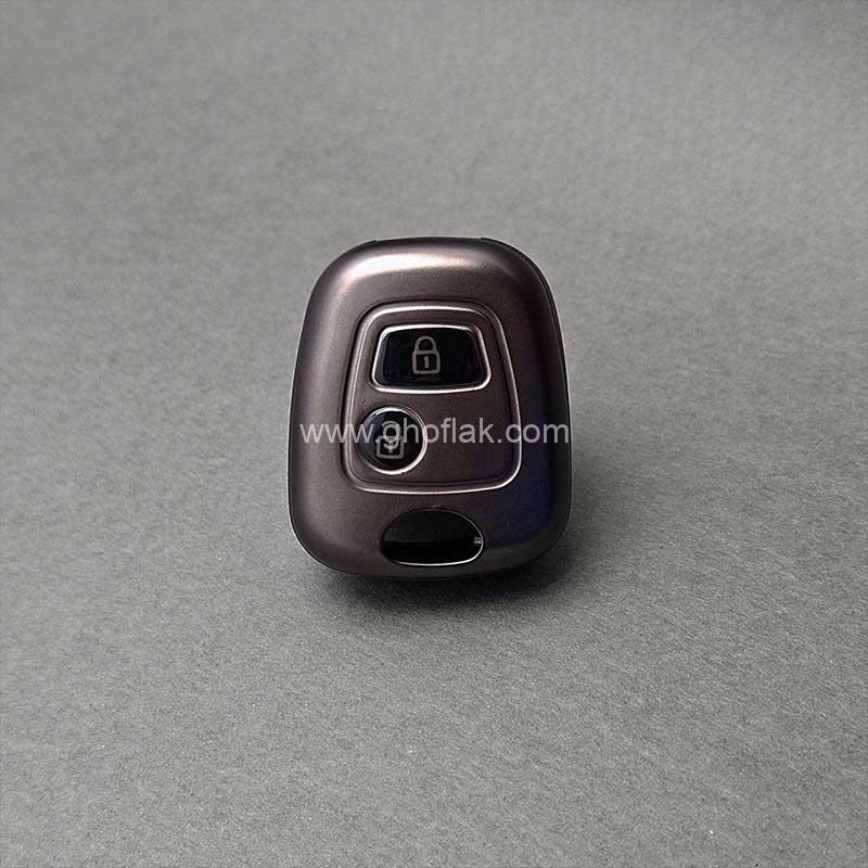 206-متالیک-01 کاور ریموت پژو 206 و 207 و رانا و پارس مدل 96 به بالا طرح متالیک - Image 1