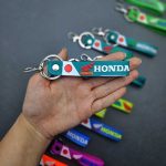 آویز موتور هوندا پرچمی سیلیکونی رنگی - Image 4