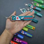 آویز موتور هوندا پرچمی سیلیکونی رنگی - Image 8