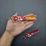 آویز موتور یاماها پرچمی سیلیکونی قرمز - Image 3